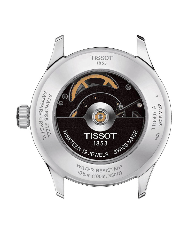 Часы Tissot Gent XL Swissmatic T116.407.11.051.00 — сталь металл, Швейцария