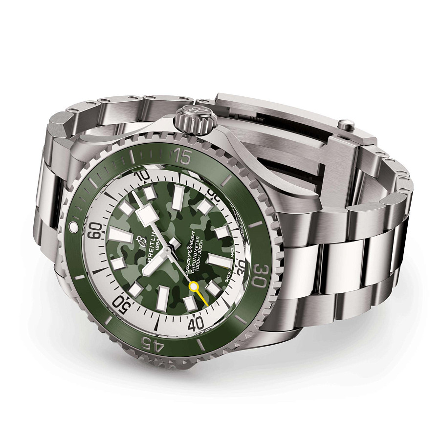 Часы Breitling Superocean Automatic 46 Super Diver E10379D31L1E1 — титан, Швейцария