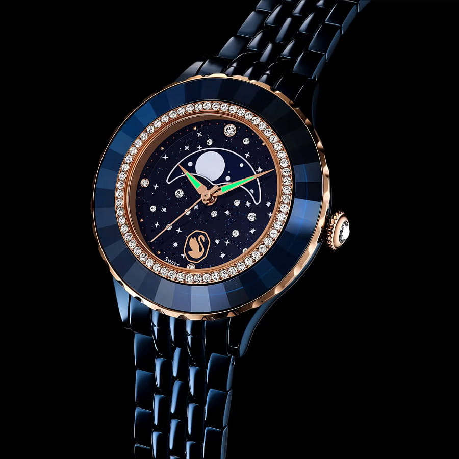Часы Swarovski Octea Moon 5743701 — Швейцария, кварцевые