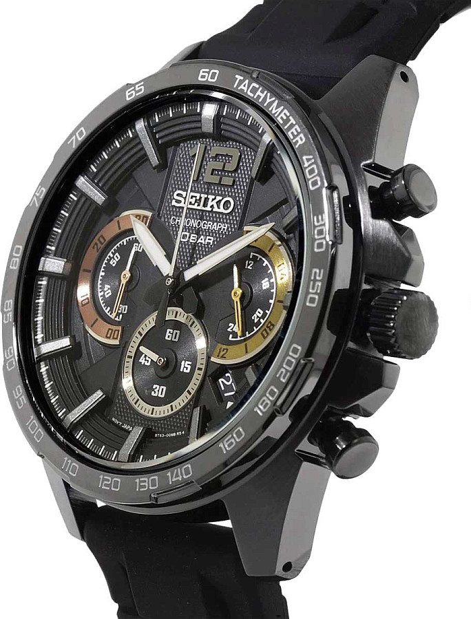 Часы Seiko Discover More SSB349P1 — кварцевые, металл сталь
