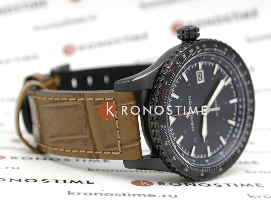 Часы Hamilton Khaki Aviation Converter H76625530 — металл сталь, Швейцария