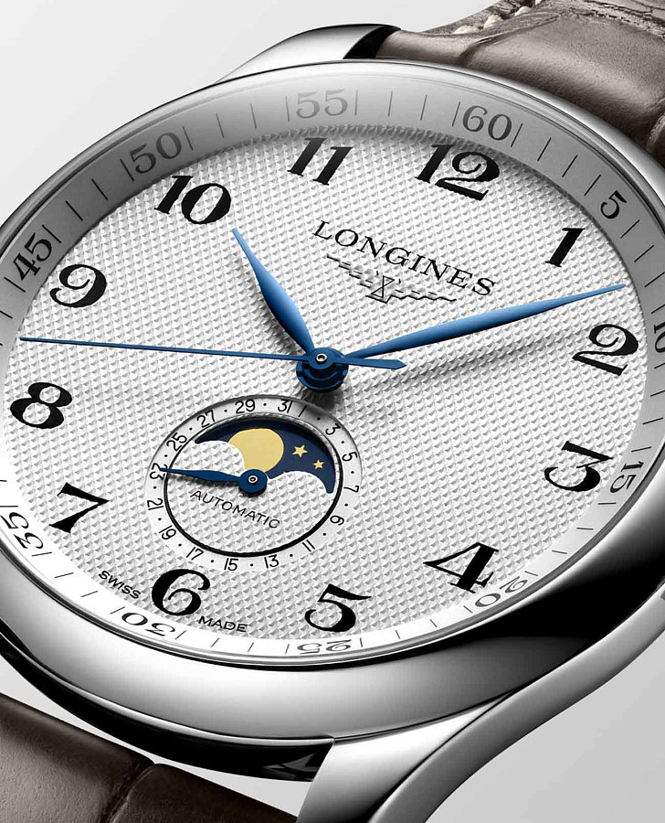 Часы Longines Master Collection L2.919.4.78.3 — мужские, кожаный