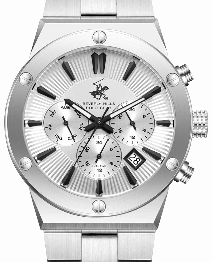 Часы Beverly Hills Polo Club BP3871X.330 — кварцевые, сталь металл