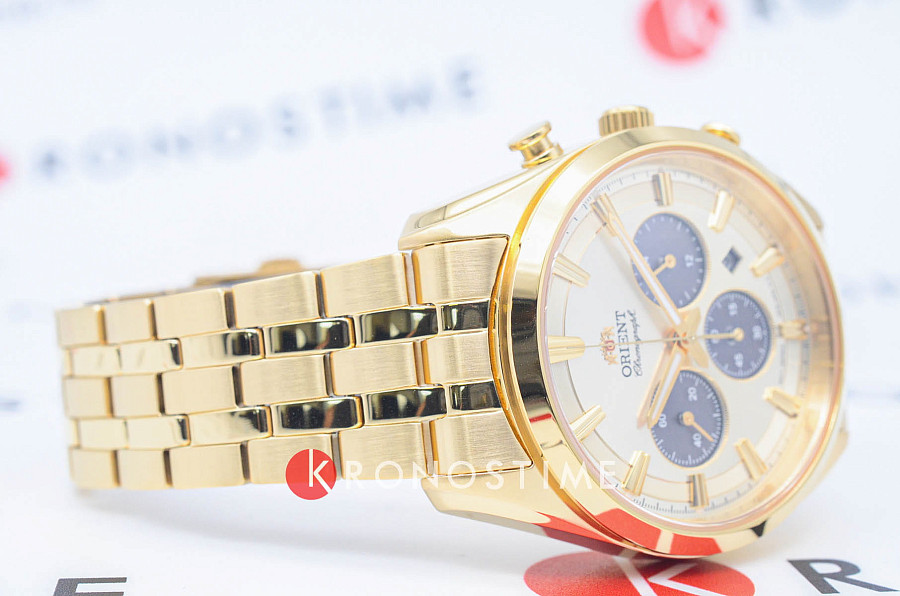 Часы Orient Chronograph RA-TX0301G (RN-TX0301G) — сталь металл, Япония