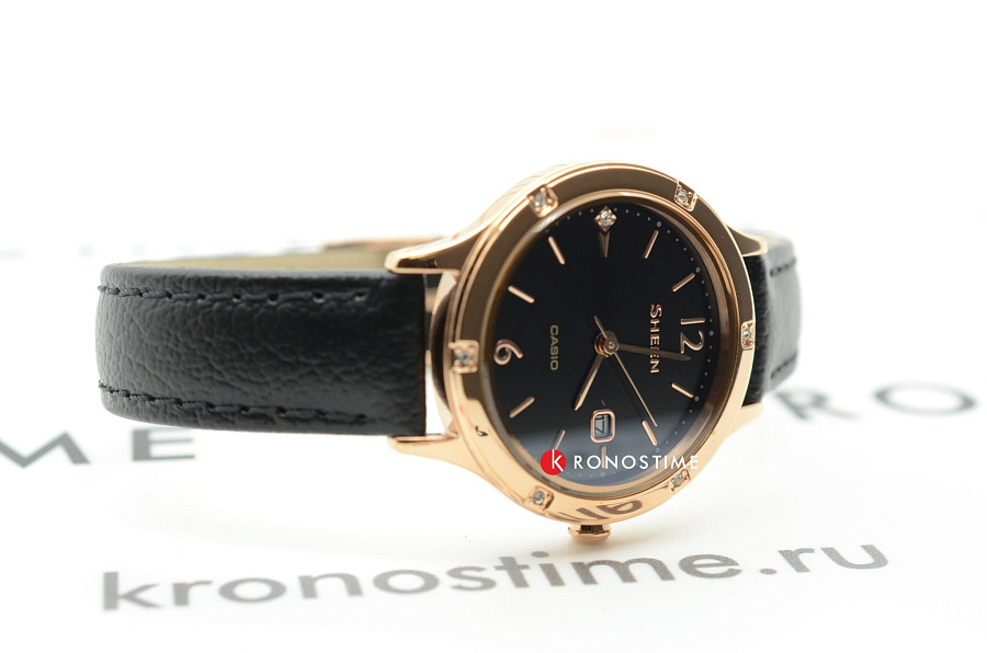 Часы Casio Sheen SHE-4533PGL-1AUER — кварцевые, металл сталь