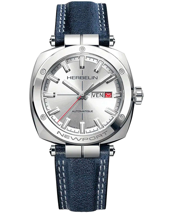 Часы Herbelin Newport 1764AP11BL — мужские, серебристый