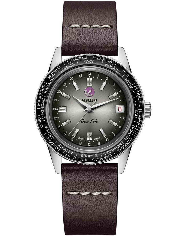 Часы Rado Captain Cook Over-Pole R32116158 — мужские, серый