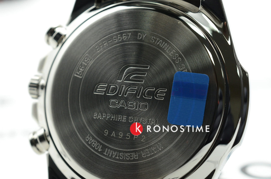 Часы Casio Edifice EFR-S567D-1AVUDF (EFR-S567D-1A) — кварцевые, Япония, мужские