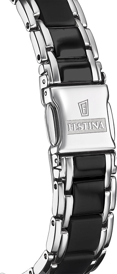 Часы Festina Ceramic F20499/3 — кварцевые, металл керамика сталь