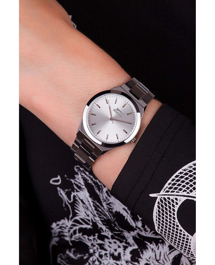 Часы Slazenger SL.09.2075.3.01 — кварцевые, суперметалл металл