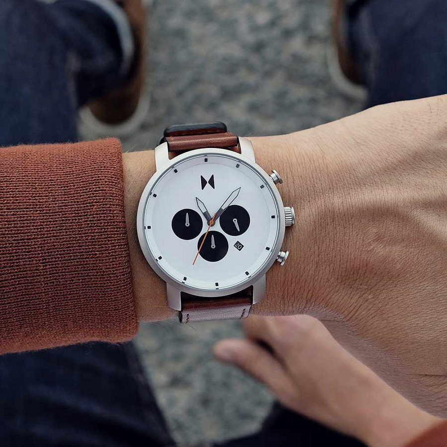 Часы MVMT Chrono 28000011-D — кожаный, мужские