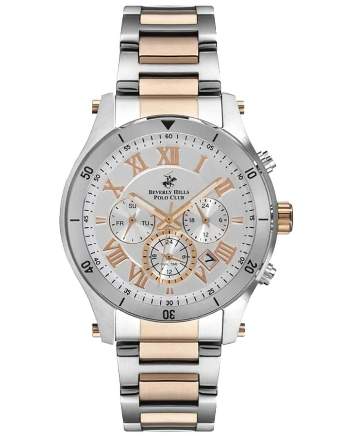 Часы Beverly Hills Polo Club BP3151X.530 — мужские, серебристый
