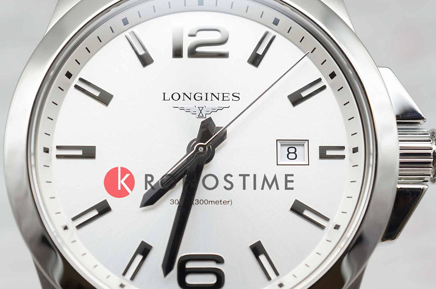 Часы Longines Conquest L3.760.4.76.6 — нержавеющая сталь, мужские