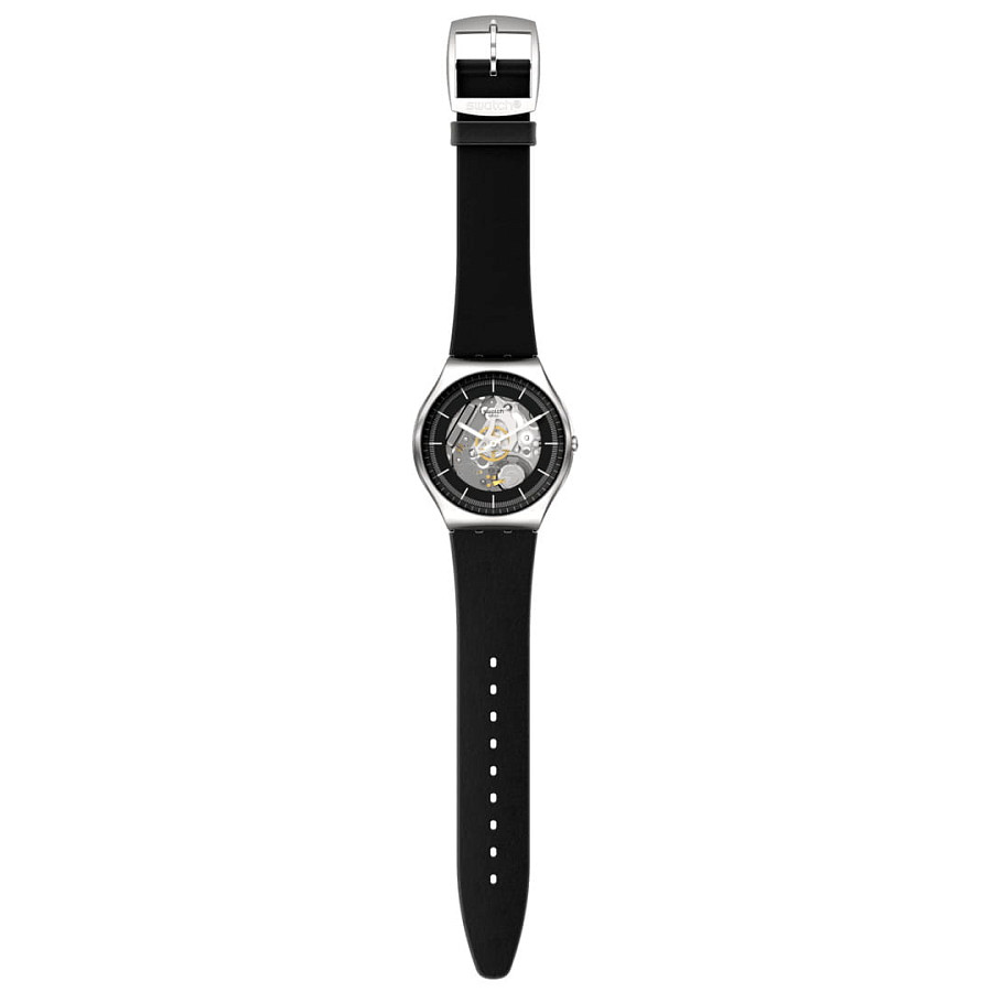 Часы Swatch Skin Irony 42 SS07S115 — мужские, кожаный