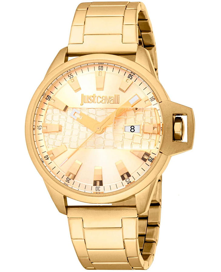 Часы Just Cavalli Cavaliere JC1G344M0045 — мужские, золотистый