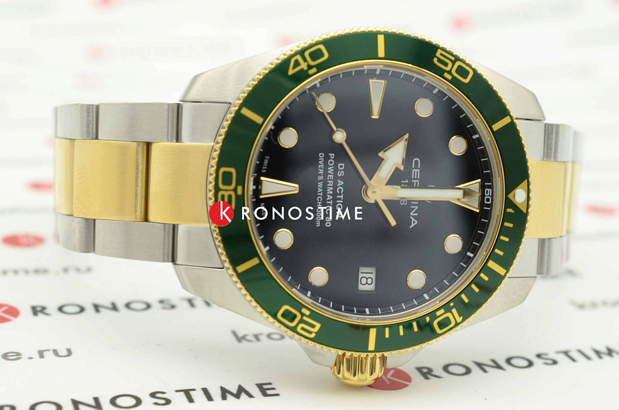 Часы Certina DS Action Diver C032.807.22.051.01 — черный, сталь металл