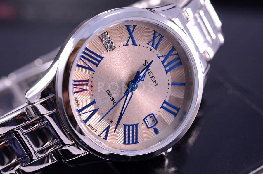 Часы Casio Sheen SHE-4050D-9A — металл сталь, Япония