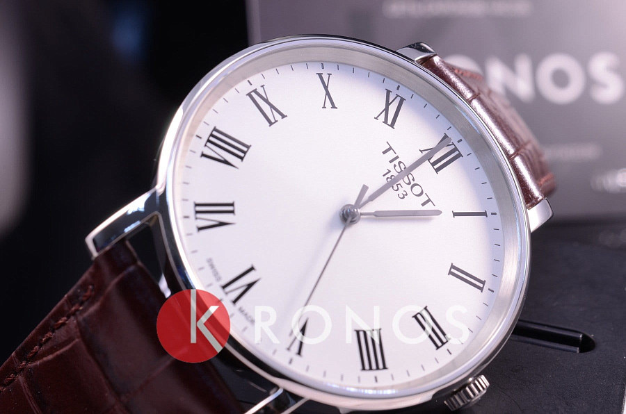 Часы Tissot Everytime Medium T109.410.16.033.00 — кожаный, мужские