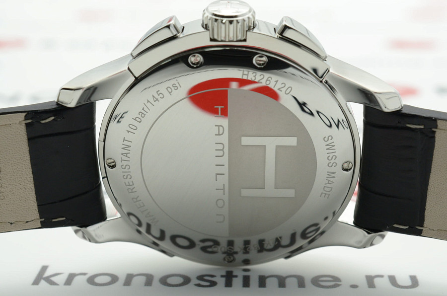 Часы Hamilton Jazzmaster Chrono Quartz H32612735 — черный, сталь