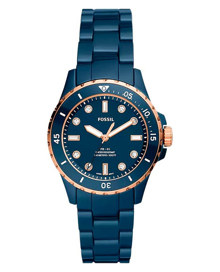 Часы Fossil FB-01 CE1125 — женские, синий