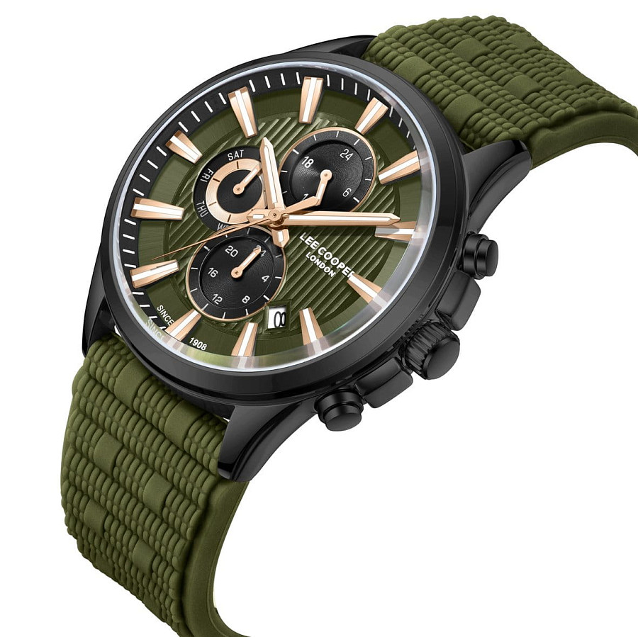 Часы Lee Cooper LC08183.675 — кварцевые, суперметалл металл