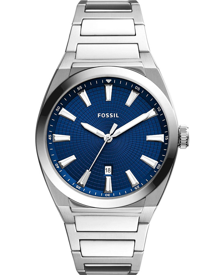 Часы Fossil Everett FS5822 — мужские, синий