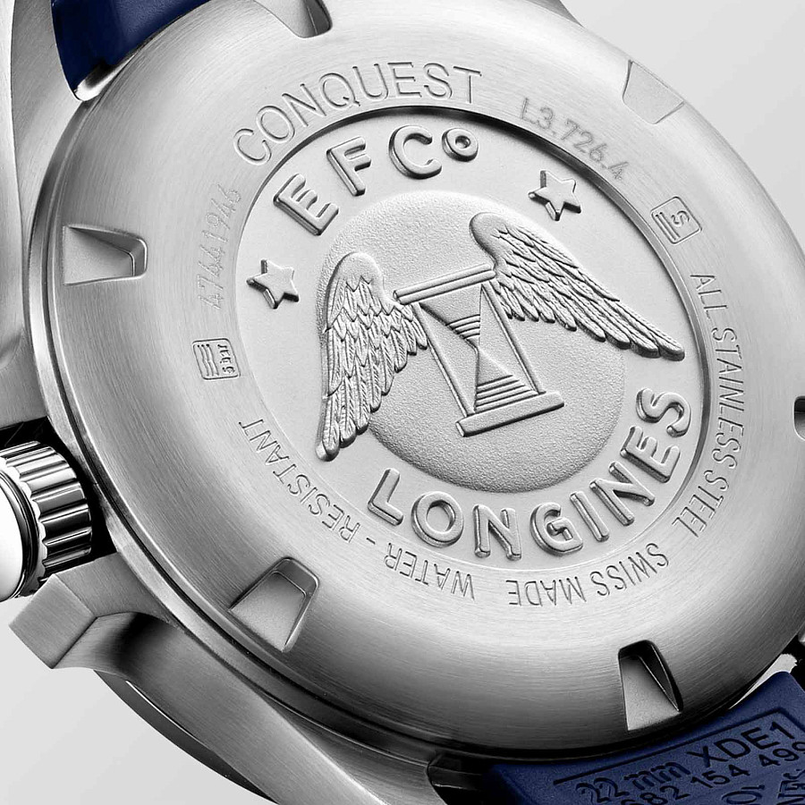 Часы Longines Conquest V.H.P. L3.726.4.96.9 — металл сталь, Швейцария