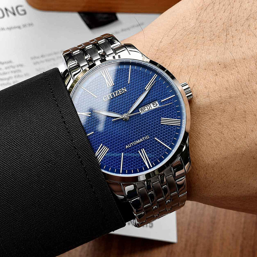 Часы Citizen Automatic NH8350-59L — нержавеющая сталь, мужские