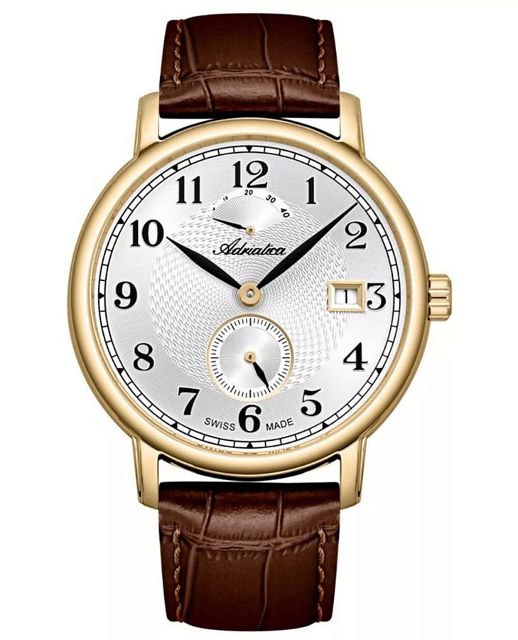 Часы Adriatica A8256.1223A — мужские, серебристый