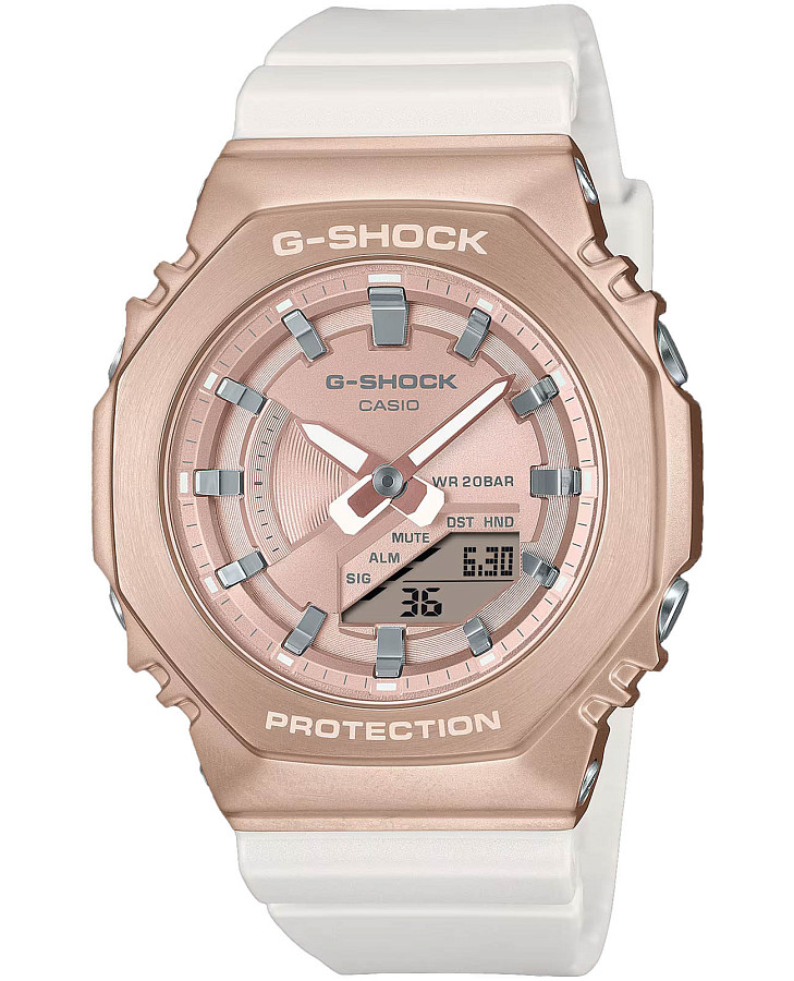 Часы Casio G-Shock GM-S2100CW-7ADR (GM-S2100CW-7A) — женские, розовый
