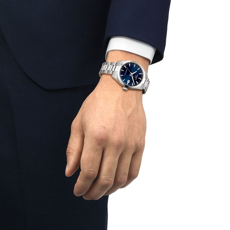 Часы Tissot Gentleman Powermatic 80 Silicium T165.807.11.041.00 — Швейцария, мужские