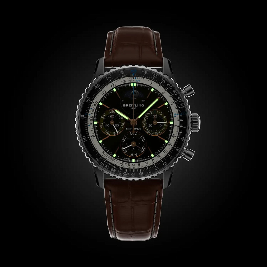 Часы Breitling Navitimer B19 Chronograph 43 Perpetual Calendar PB1921251B1P1 — артикул PB1921251B1P1