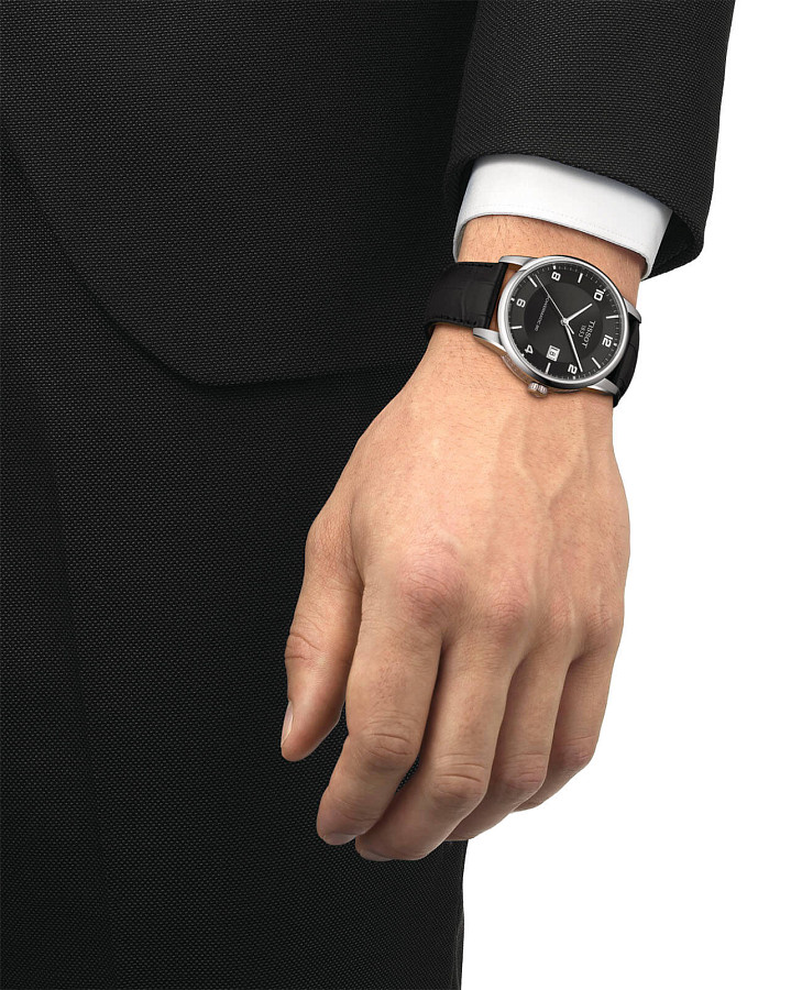 Часы Tissot Luxury Powermatic 80 T086.407.16.057.00 — механические, сталь металл
