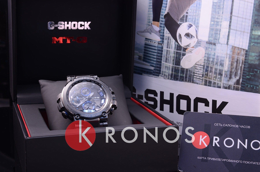Часы Casio G-Shock Premium MTG-B1000BD-1A — металл сталь пластик, сталь с ip покрытием + полимер