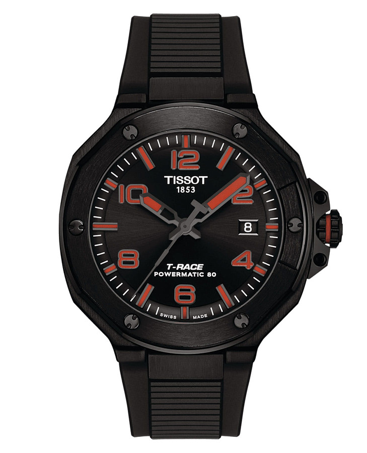 Часы Tissot T-Race Powermatic 80 T141.807.37.057.00 — мужские, черный