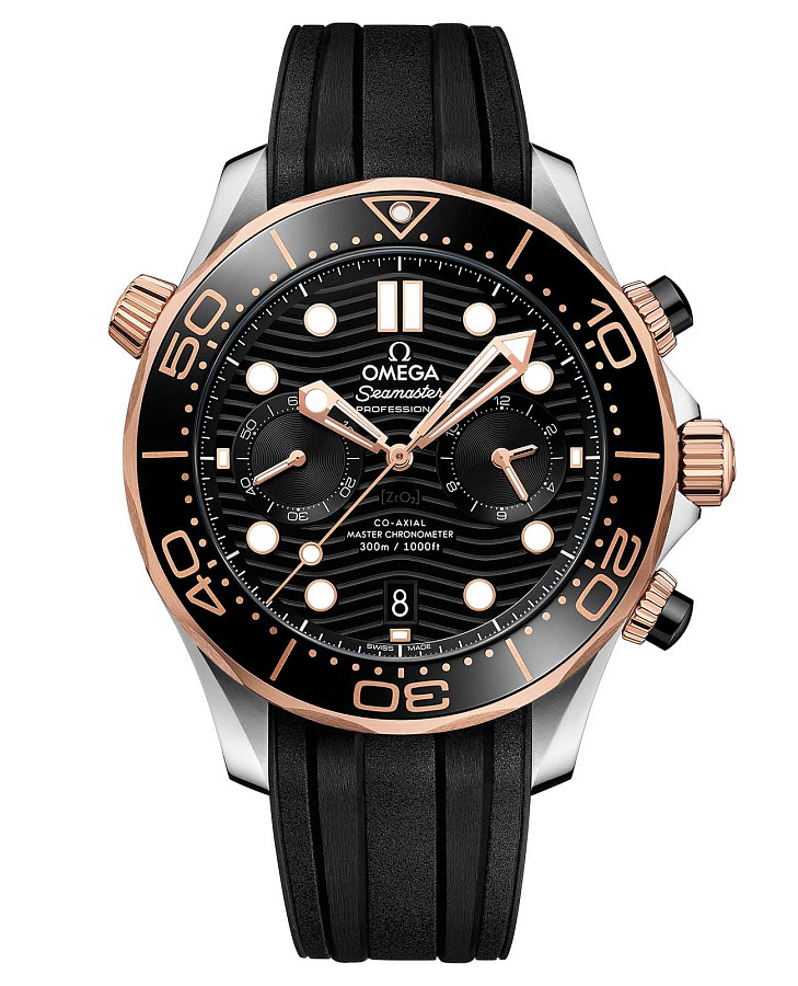 Часы Omega Seamaster Diver 300M 210.22.44.51.01.001 — мужские, черный