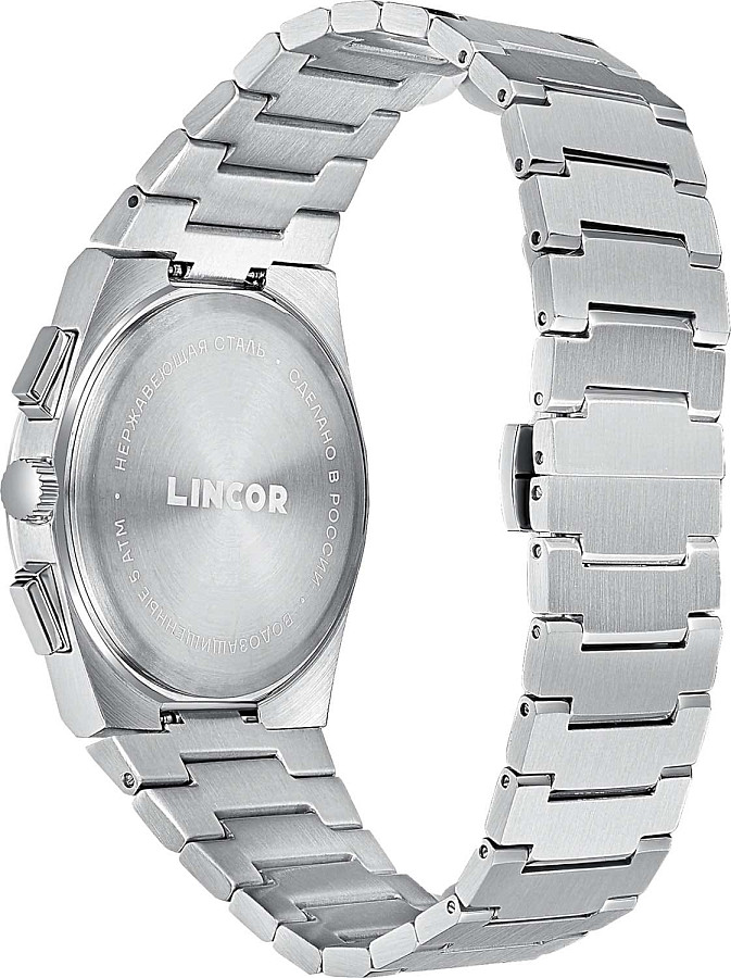 Часы Lincor Uni 4099B-2 — нержавеющая сталь, мужские