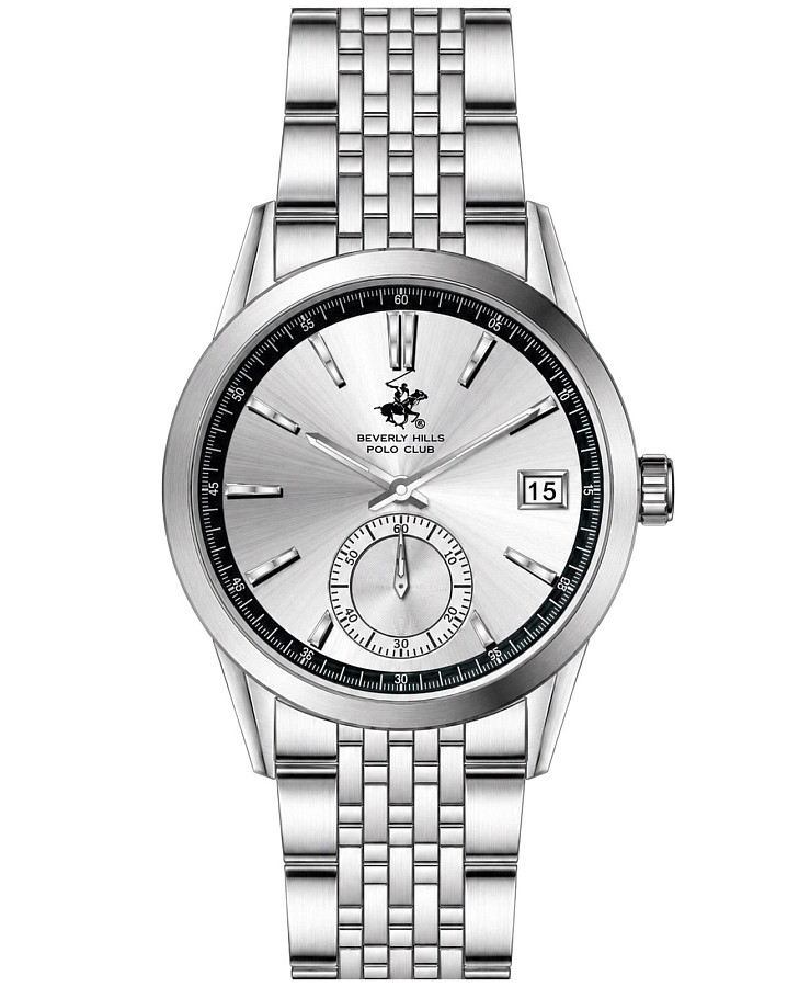 Часы Beverly Hills Polo Club BP3913X.330 — мужские, серебристый