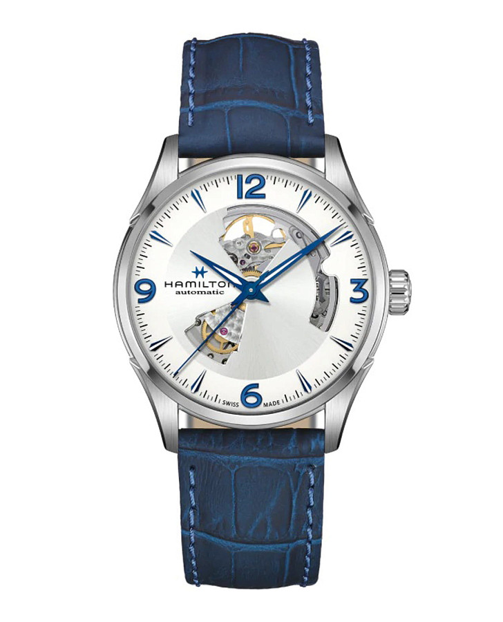 Часы Hamilton Jazzmaster Open Heart Auto H32705651 — мужские, белый