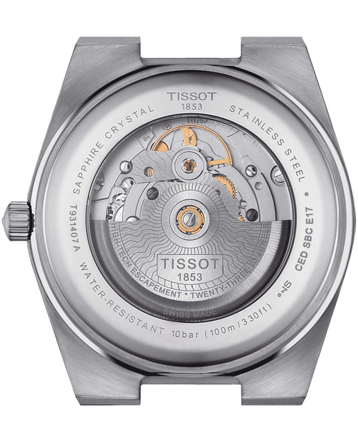 Часы Tissot PRX Powermatic 80 Steel & 18k Gold T931.407.41.031.00 — сталь металл, Швейцария