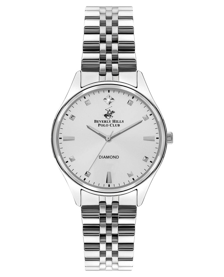 Часы Beverly Hills Polo Club BP3390C.330 — женские, серебристый