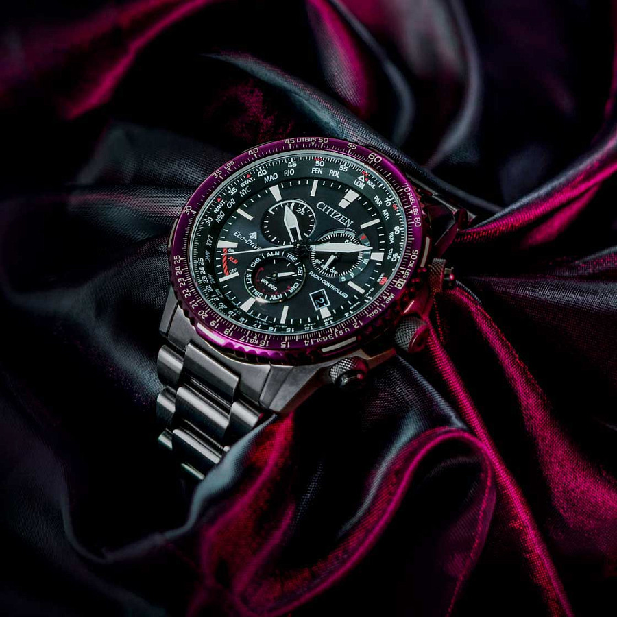 Часы Citizen Promaster CB5009-55E — мужские, нержавеющая сталь с ip-покрытием