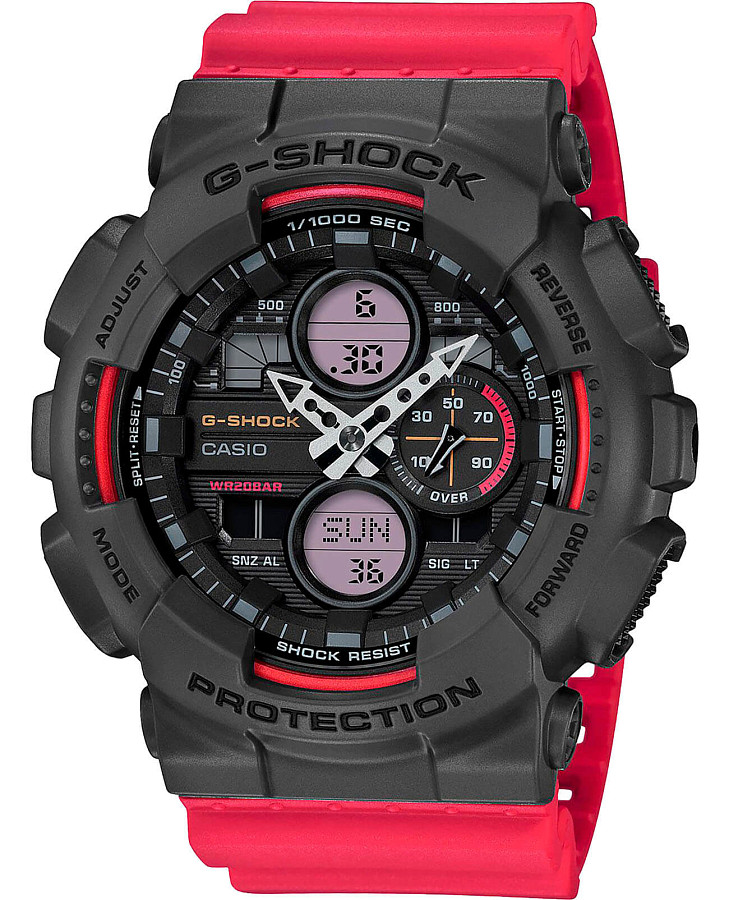 Часы Casio G-Shock GA-140-4A — мужские, черный
