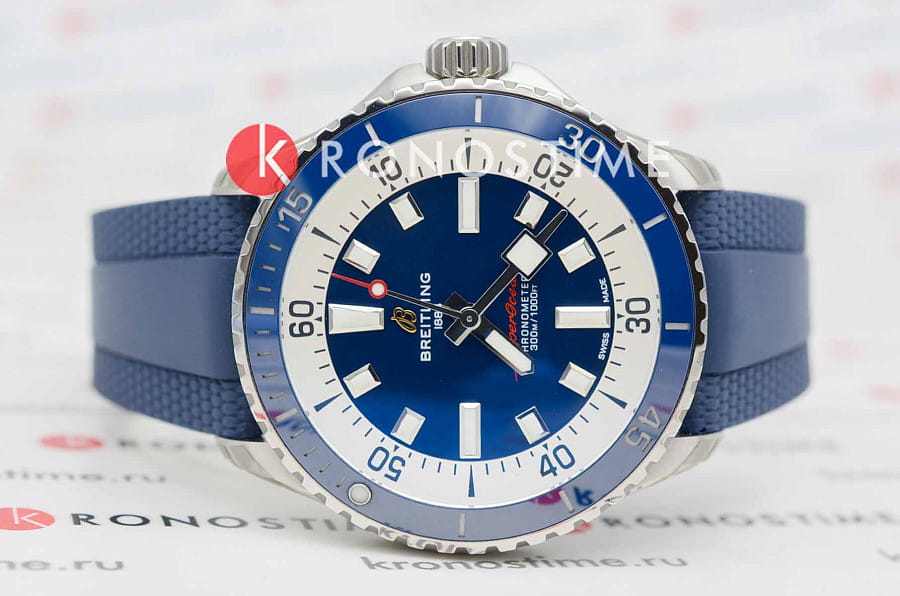 Часы Breitling Superocean Automatic 42 A17375E71C1S1 — механические, сталь металл