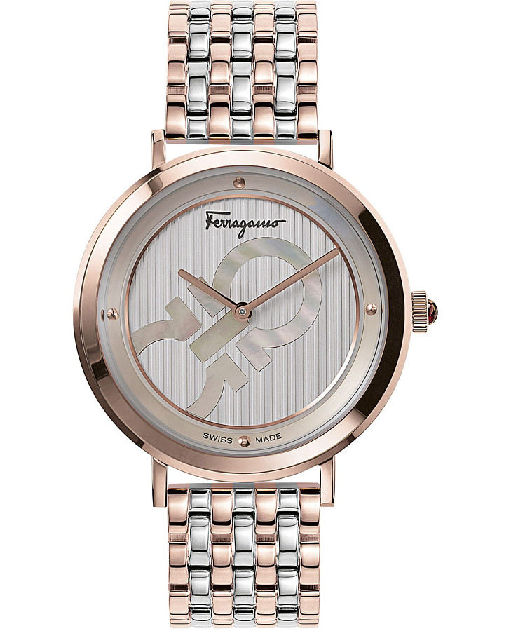 Часы Salvatore Ferragamo chic SFYH00521 — женские, серебристый