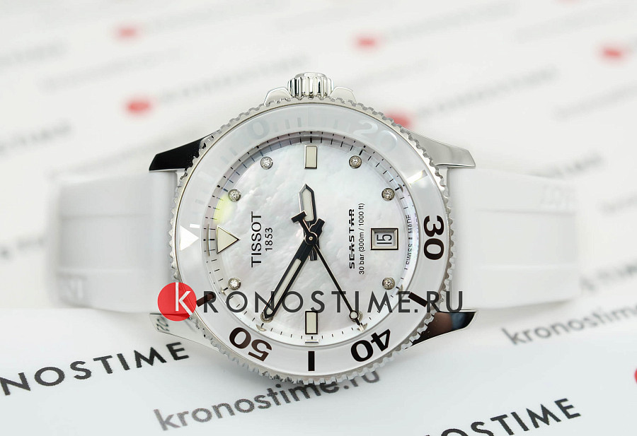 Часы Tissot Seastar 1000 T120.210.17.116.00 — артикул T1202101711600, женские