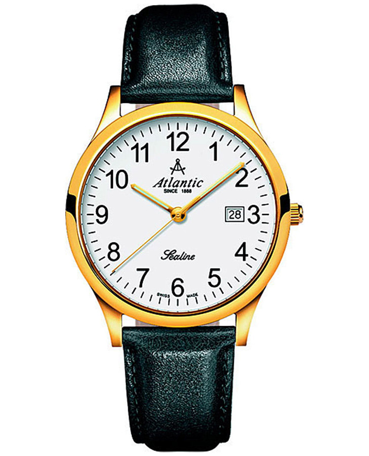 Часы Atlantic Basic 91350.41.63 — мужские, белый