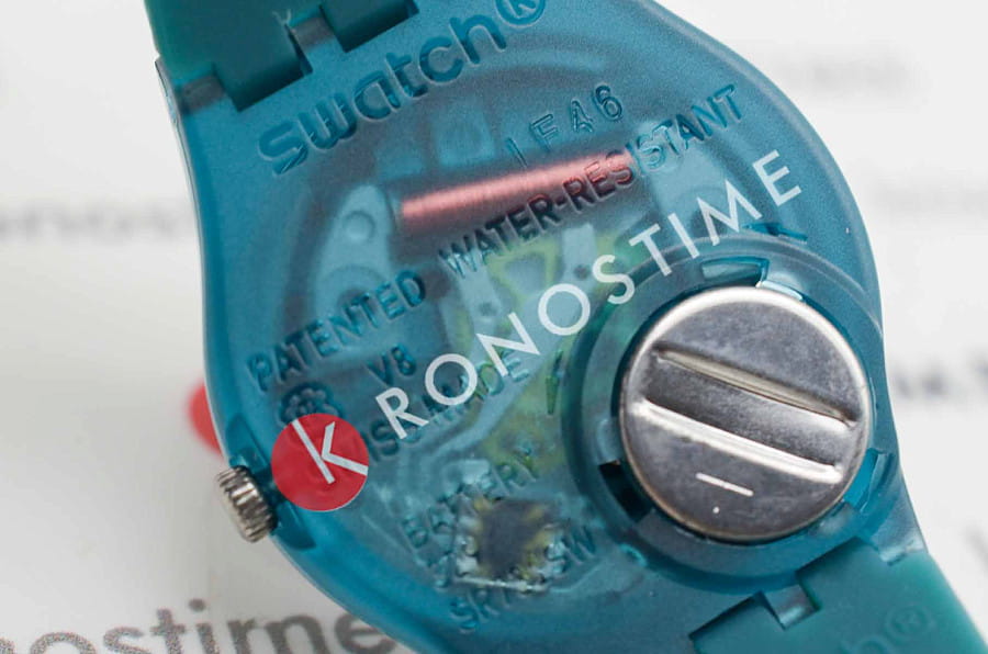 Часы Swatch Teal Weave LL127 — женские, силикон