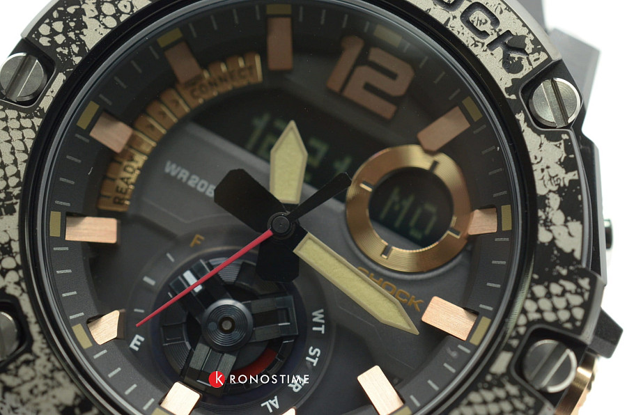 Часы Casio G-Shock GST-B300WLP-1A — сталь карбон, Япония