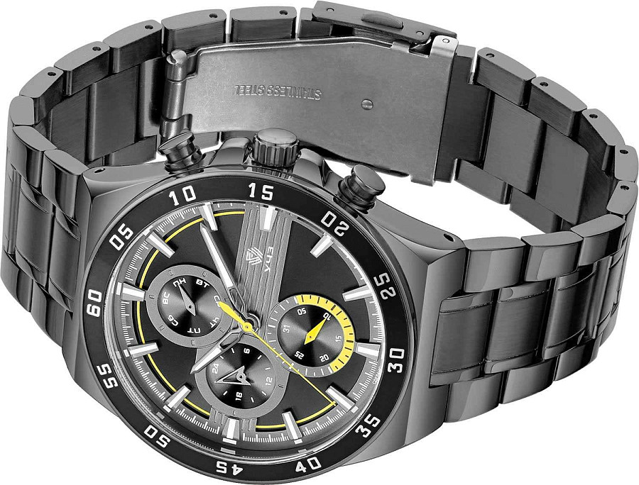 Часы УЧЗ Spectr 3010B-5 — кварцевые, сталь металл